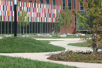 JRA_Back of the Yards HS_Pedestrian Path to Cafeteria